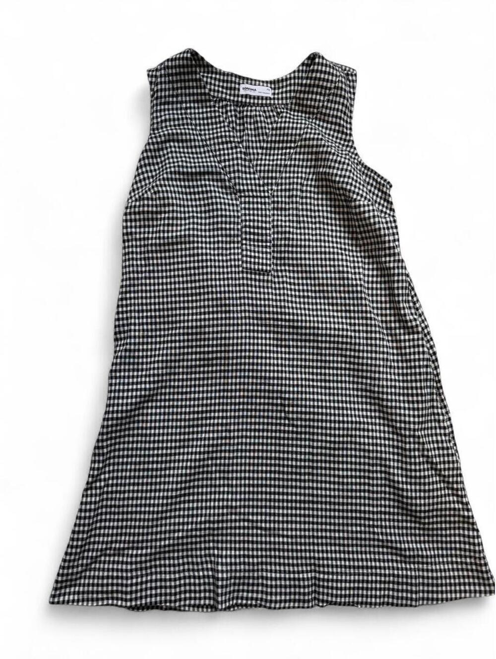 Sonoma Goods for Life Women's Black and Multi Dress